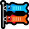 Carp Streamer emoji on Microsoft